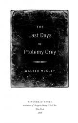 Книга The Last Days of Ptolemy Grey