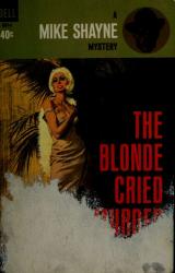 Книга The blonde cried murder