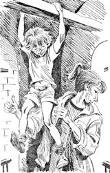 Книга Оранжевый портрет с крапинками